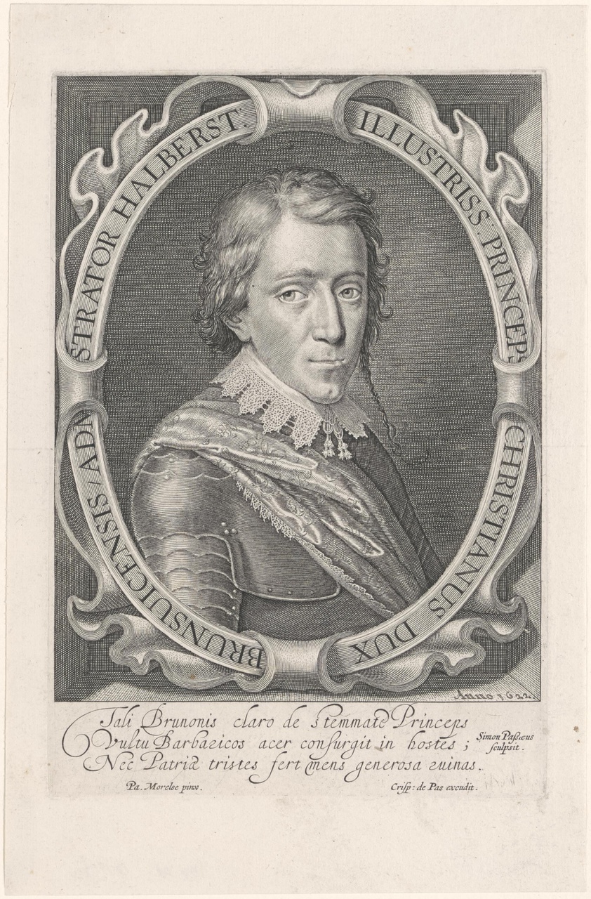 Portret van Christiaan hertog van Brunswijk (1599-1626)