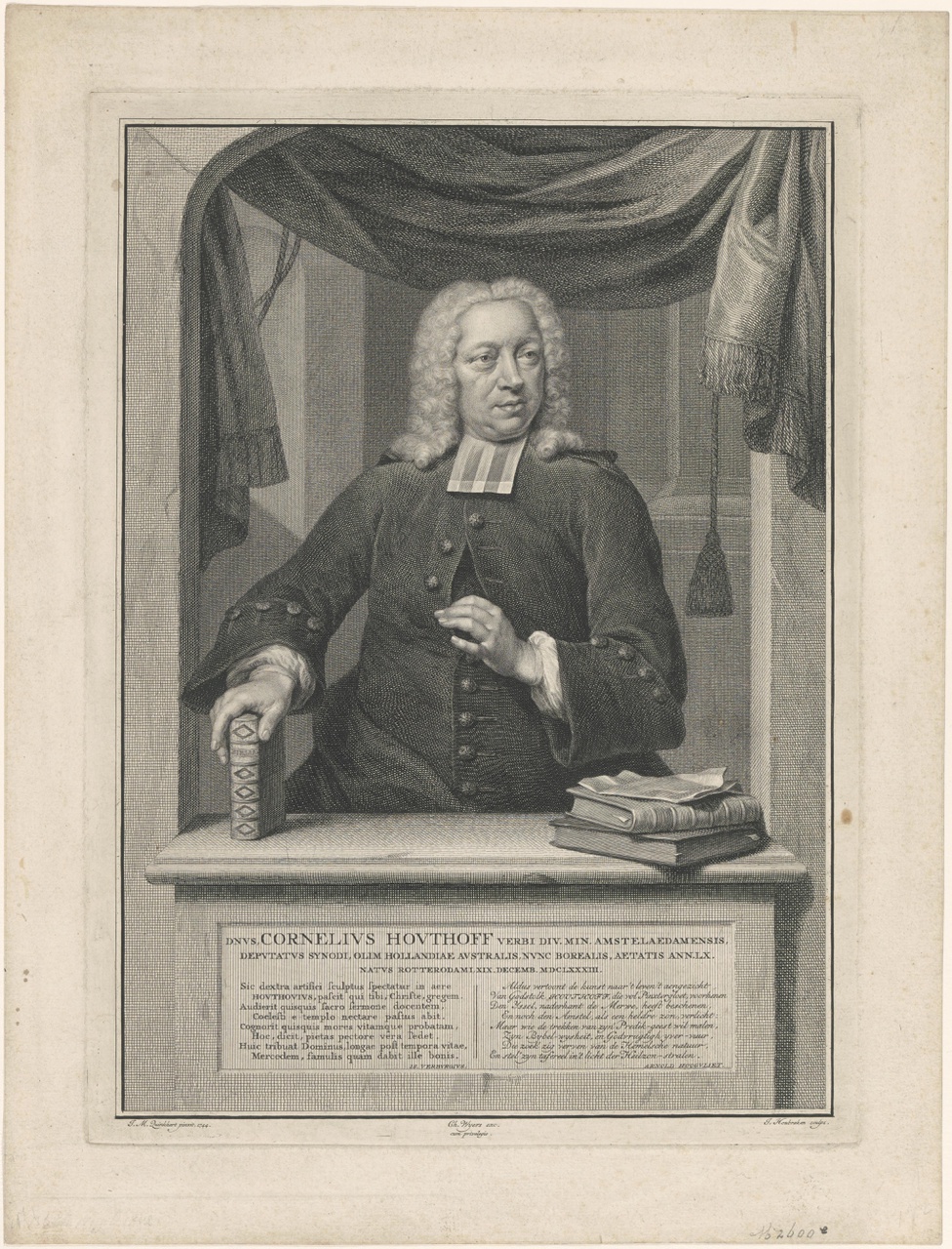 Portret van Cornelis Houthoff (1683-1752)