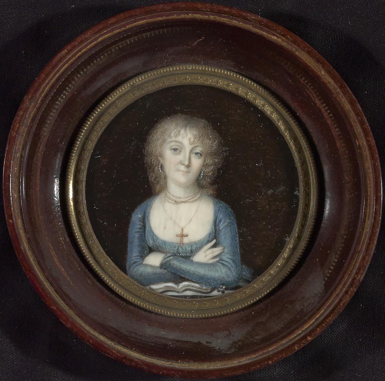 Portret van Elizabeth Maria Vivier-de Maleprade