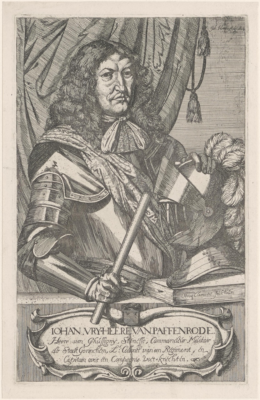 Portret van Johan van Paffenrode (1618-1673)