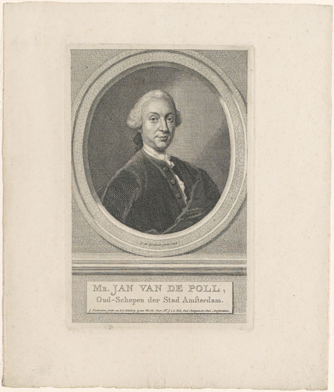 Portret van Jan van de Poll (1721-1801)