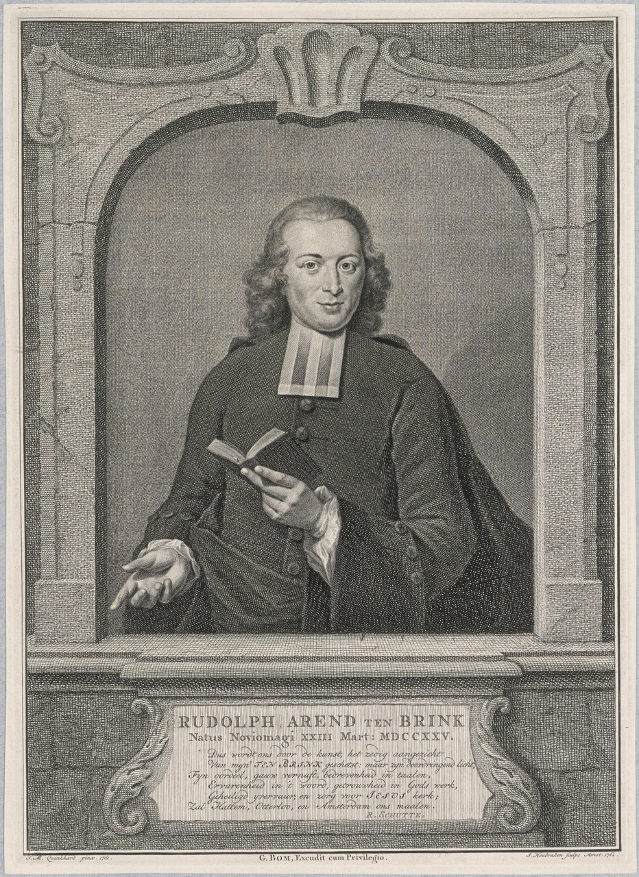 Portret van Rudolph Arend ten Brink (1725-1775)