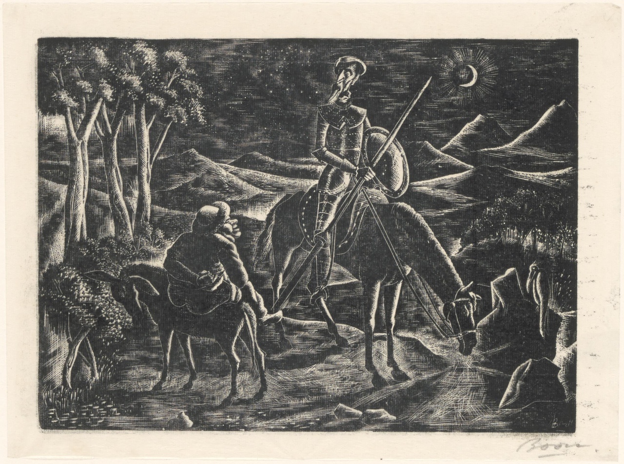 Don Quichotte en Sancho Panza