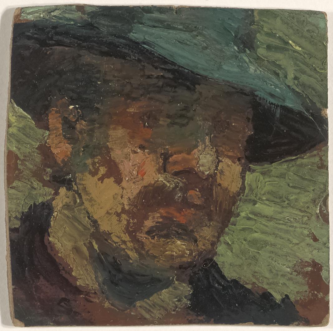 Portret van een man met hoed