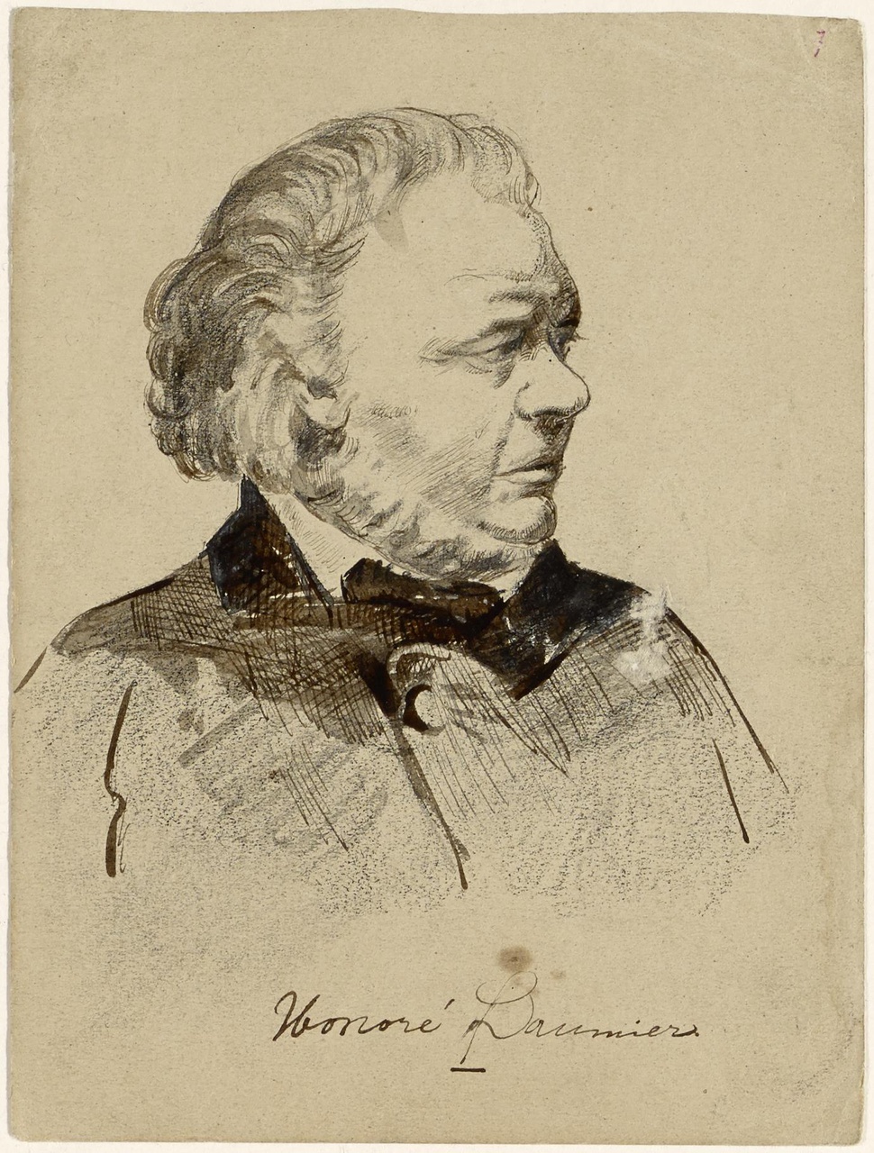 Portret van Honoré Daumier