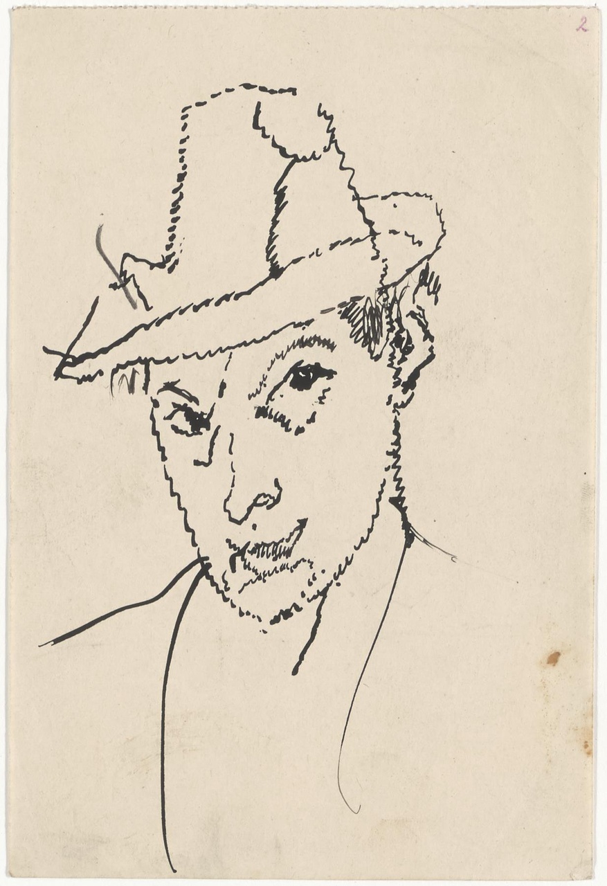 Mannenportret met hoed (zelfportret?)