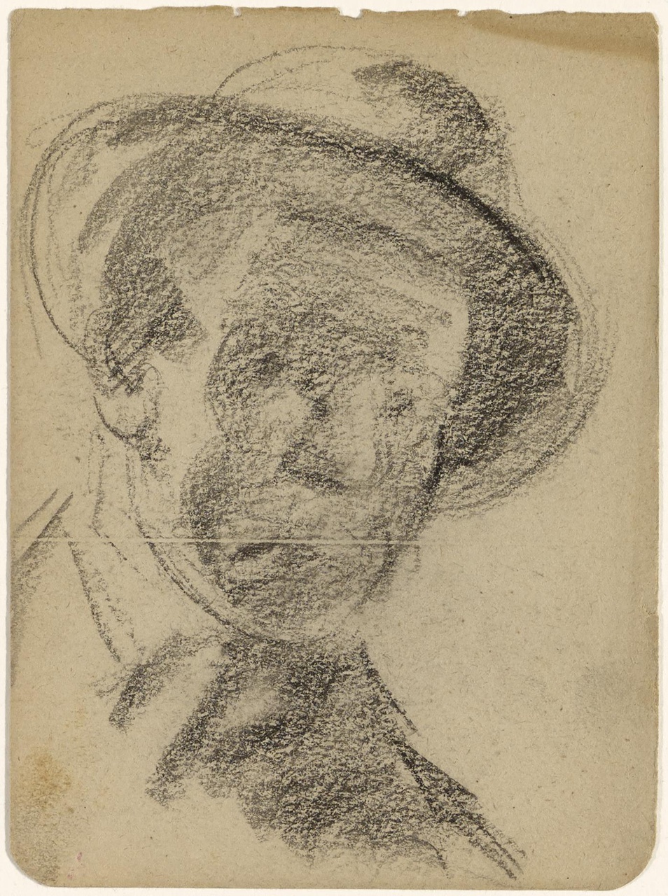 Portret van een man met hoed (zelfportret?)