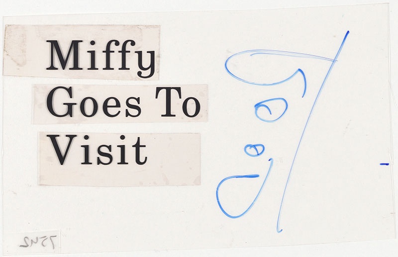 Miffy goes to visit [engelse versie van opa en oma pluis, titel op omslag]