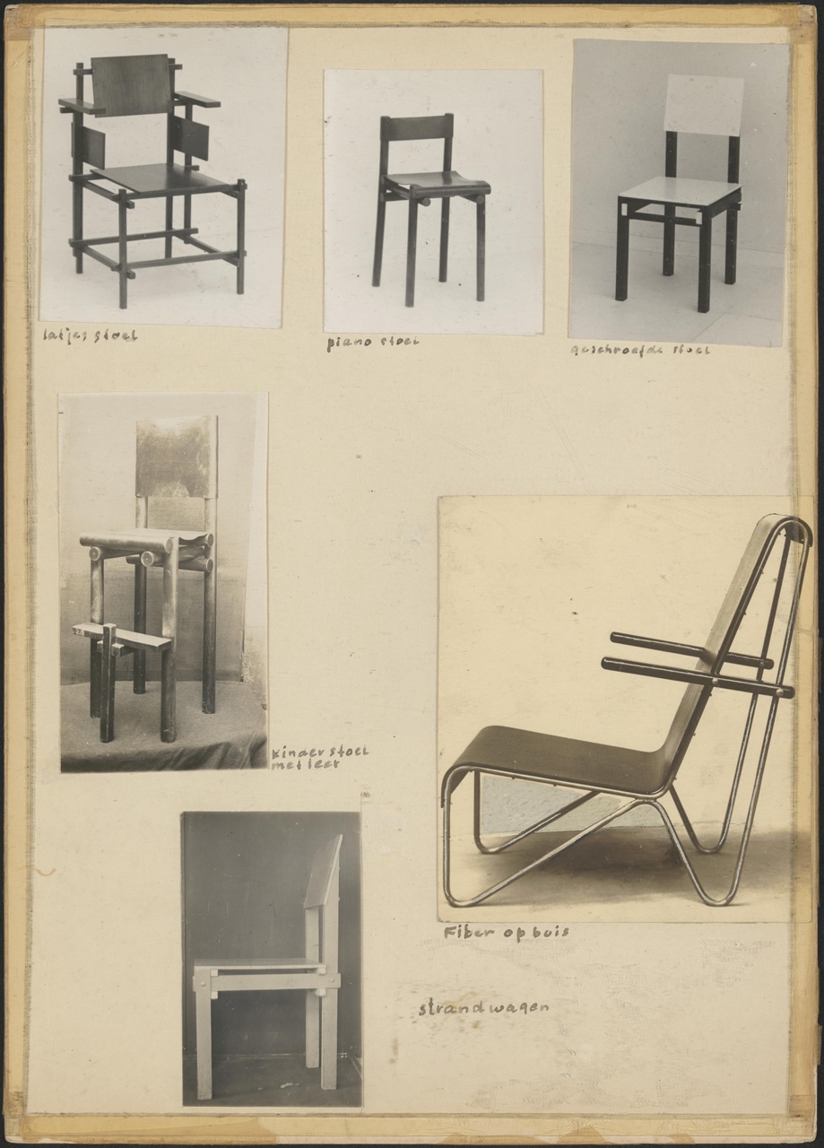 Chairs by Rietveld Snr.