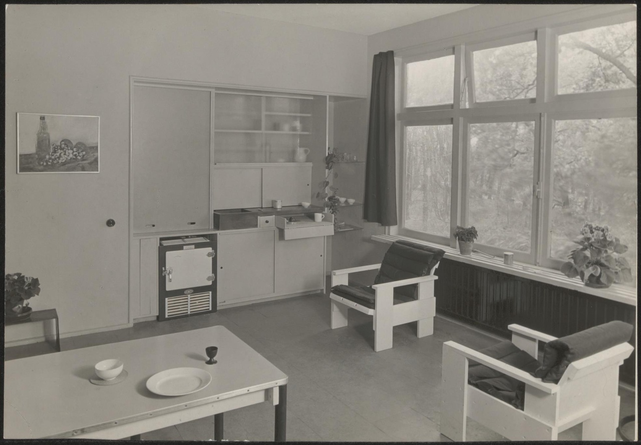 Afbeelding van villa Kenaupark 6, Haarlem, appartement O, iets ruimer, ca.1938