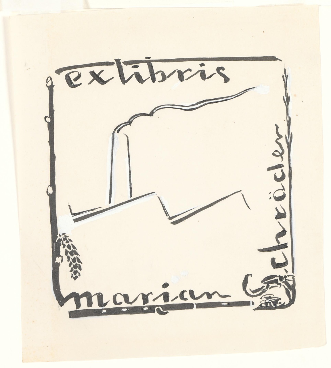 Ex-libris Marian Schröder