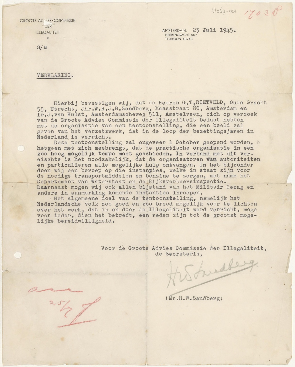 Documentatie over Tentoonstelling Weerbare Democratie 1946 Amsterdam