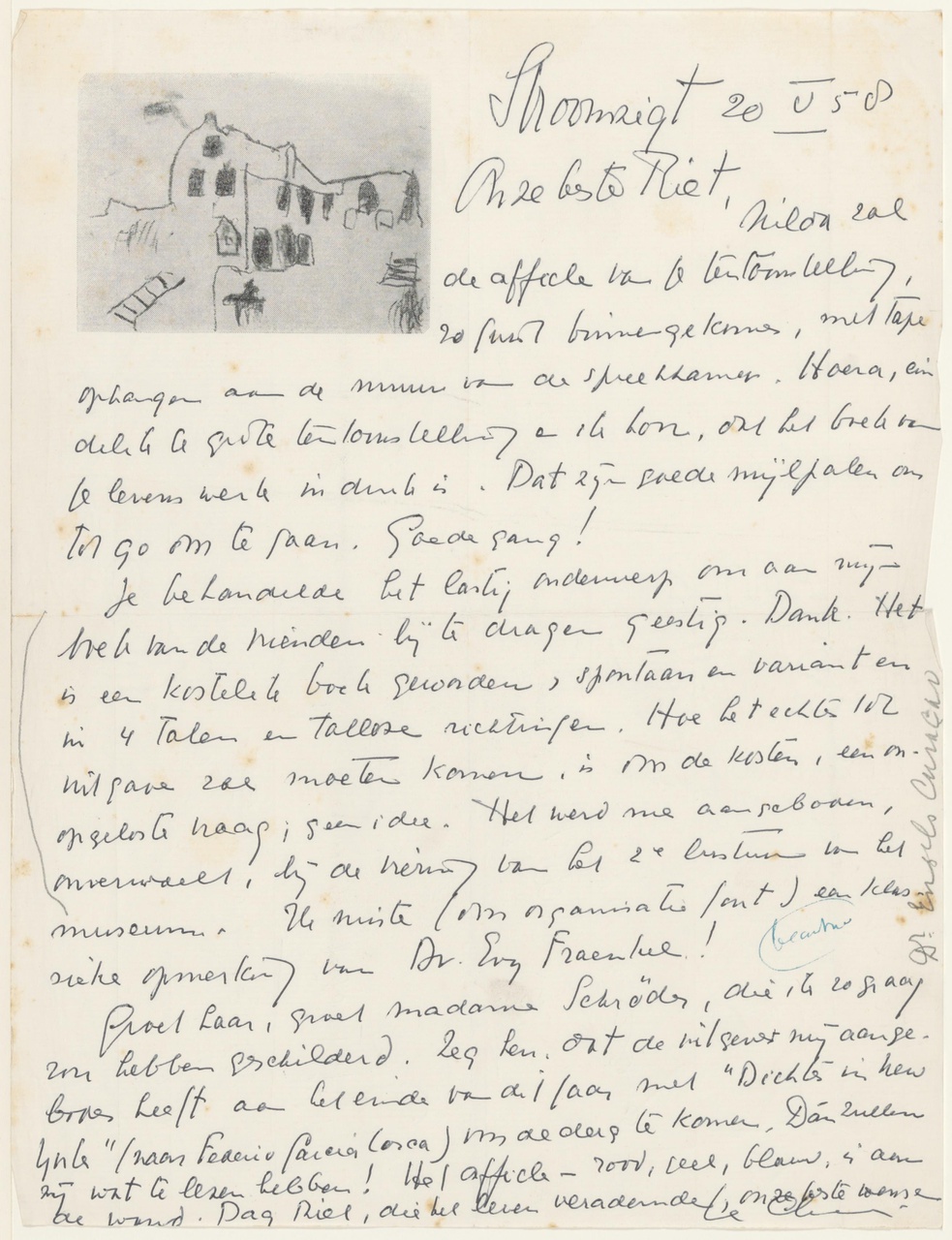 Brief van Ch. Engels aan G. Rietveld