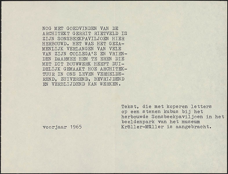 Brief van Truus Schröder aan Han Schröder over onder andere het bezoek van een Japanse toerist die het Rietveld Schröderhuis wilde bezichtigen