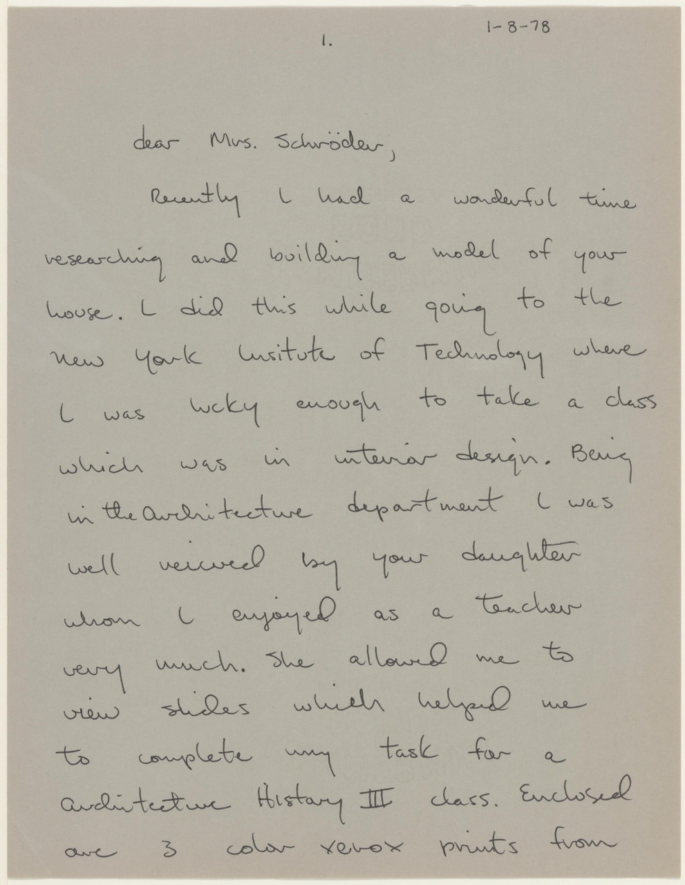 Brief van Ch.J. Manfré aan T. Schröder
