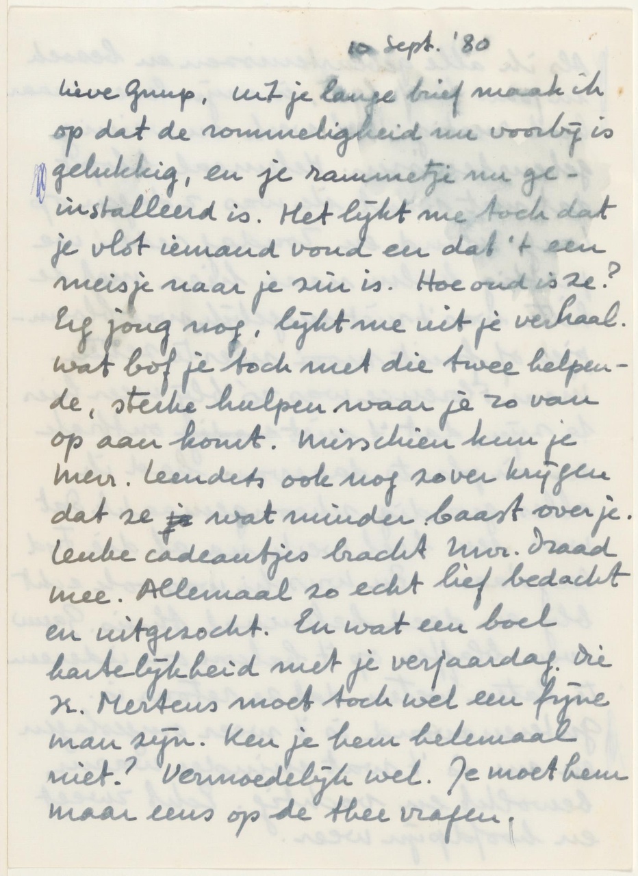 Brief van H. Schröder aan T. Schröder