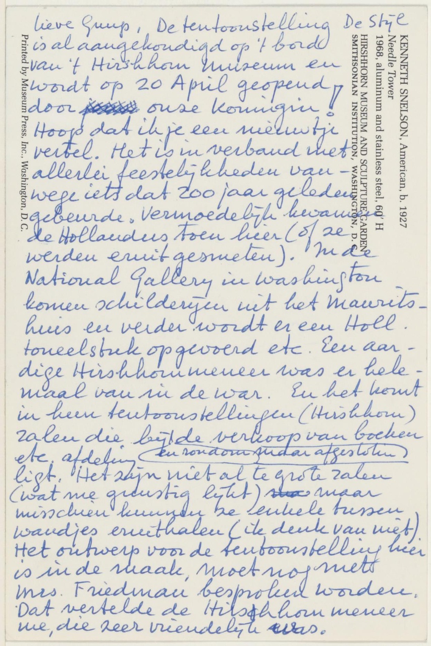 Brief van H. Schröder aan T. Schröder