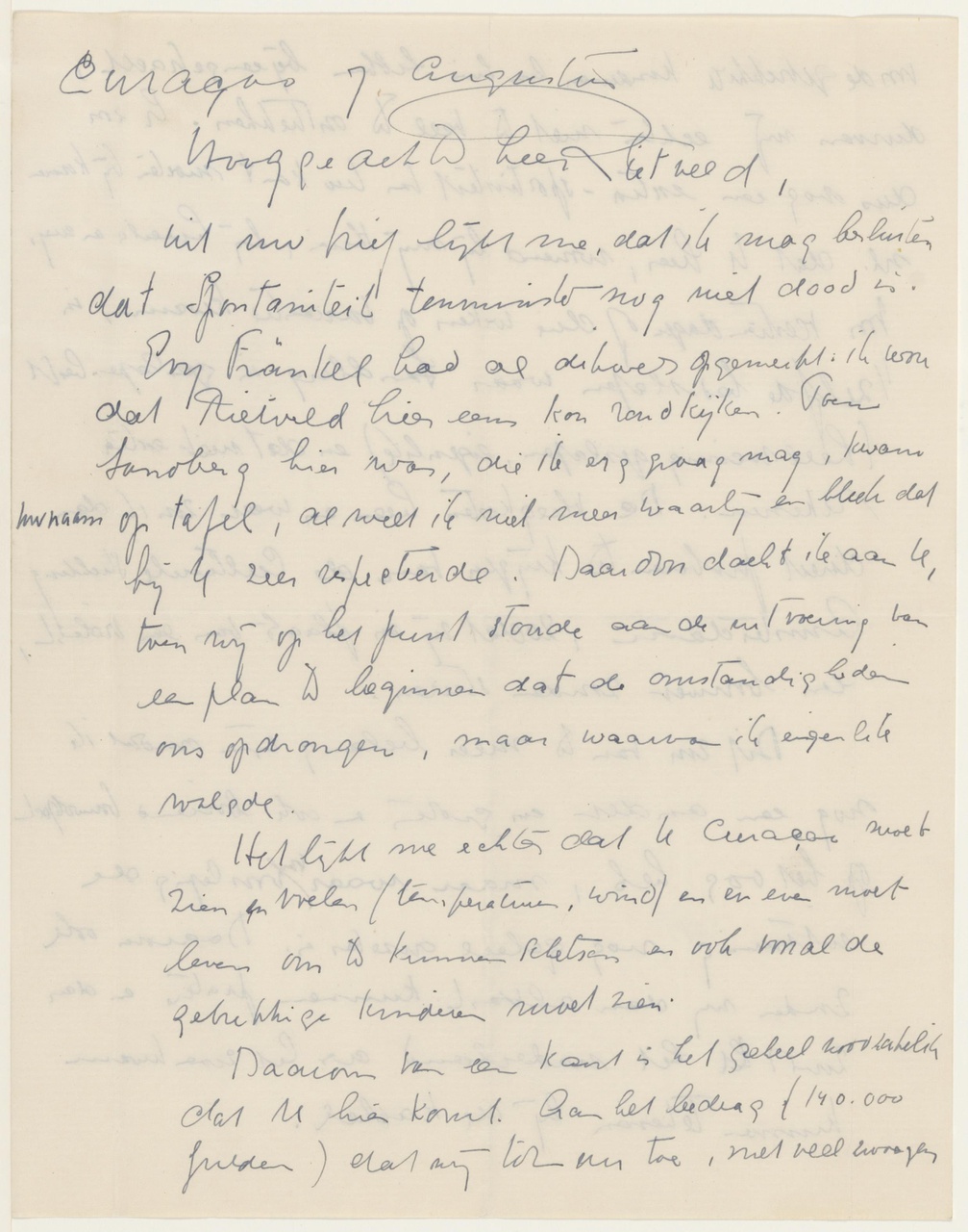 Brief van C. Engels aan G. Rietveld