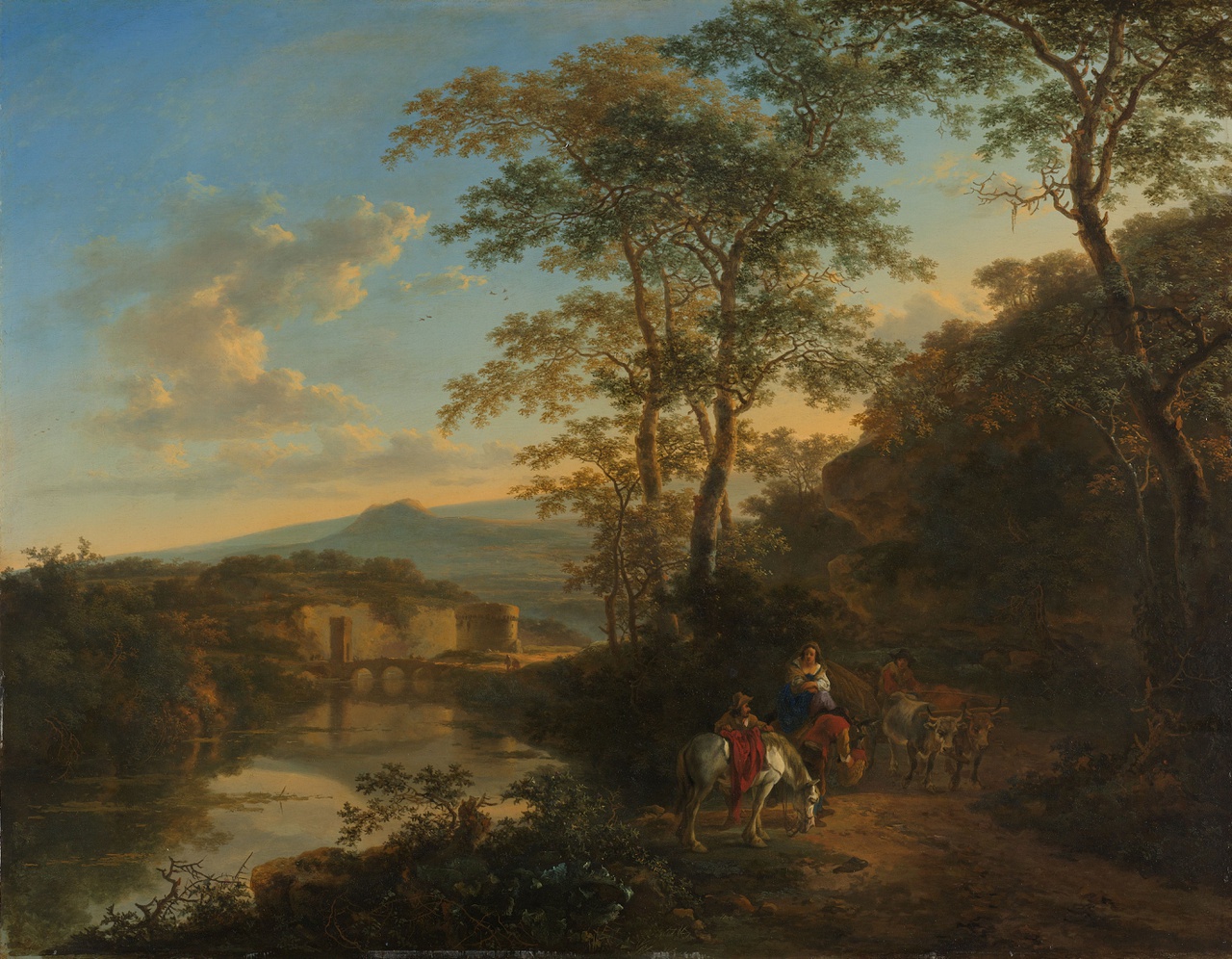 6/6 - Jan Both, Italiaans landschap met de Ponte Lucano over de Aniene rivier, ca. 1650-52. Olieverf op doek. Rijksmuseum, Amsterdam, inv.nr. SK-A-51