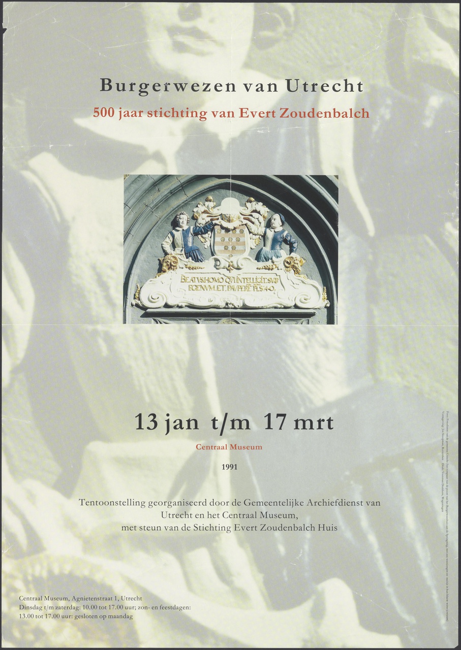 Burgerwezen van Utrecht : 500 jaar Stichting Evert Zoudenbalch