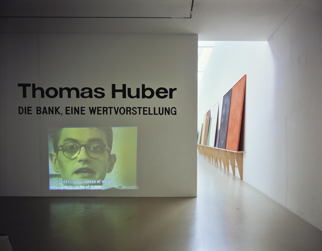 Thomas Huber : De Bank, een voorstelling van waarde